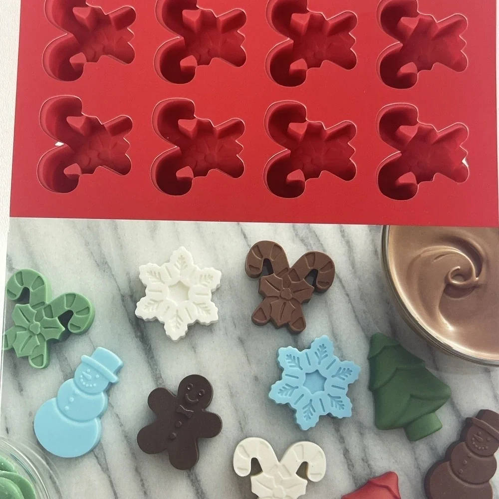 Candy Canes Silicone Treat Mold 24 Cavities Celebrate It Christmas Bakeware